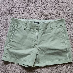 NWT J. Crew Green Classic Chino Shorts Timeless Style 6